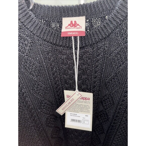 Robe Di Kappa Giovani Acrab Black Sweater Size Small New with Tags - Picture 3 of 4